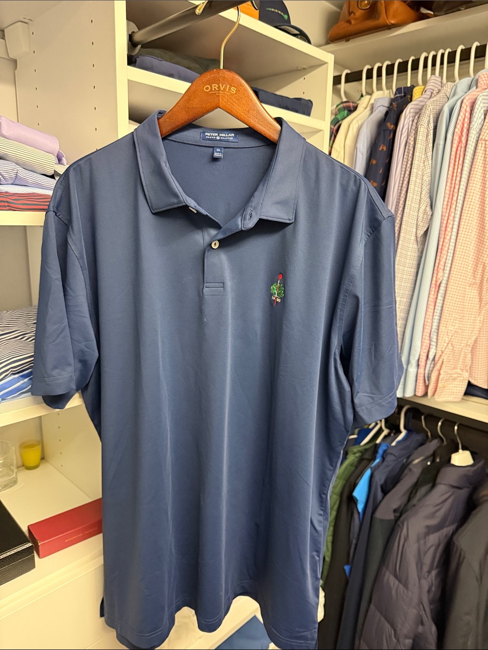 Merion Golf Club Peter Millar Crown Crafted Polo Size XL